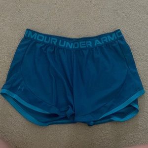 Under Armour blue athletic shorts